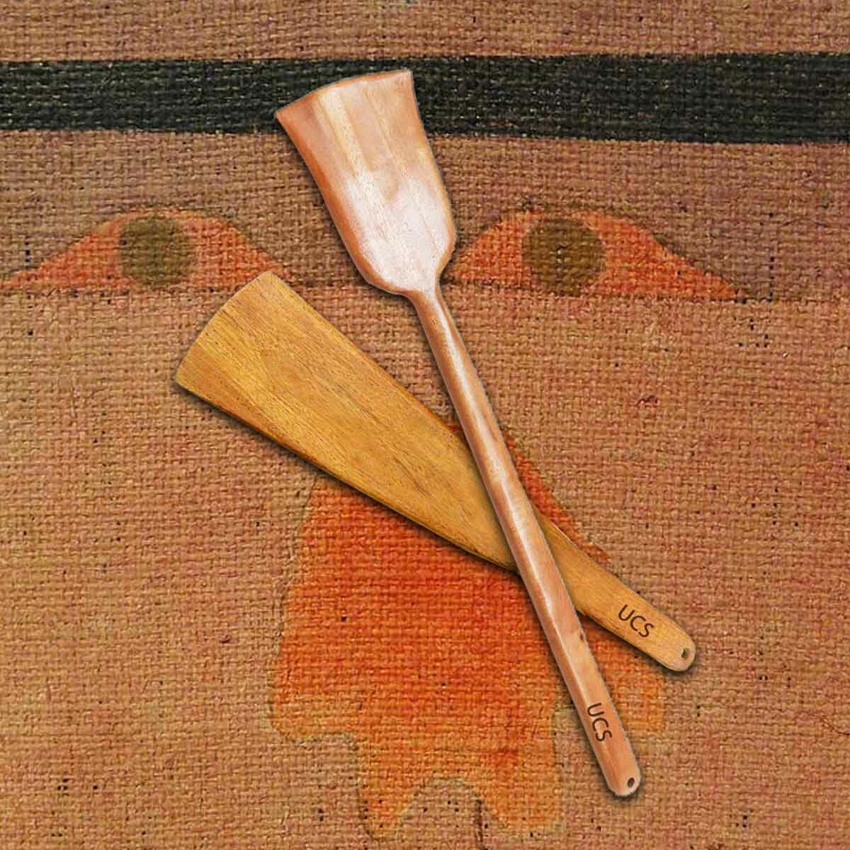 Wooden Spatula Set Buy Stuffs Neem Wood Spatula Set Online